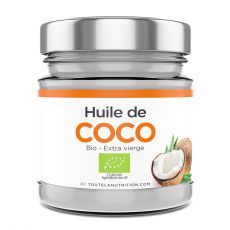 Huile de coco bio - Fit&Healthy I Toutelanutrition