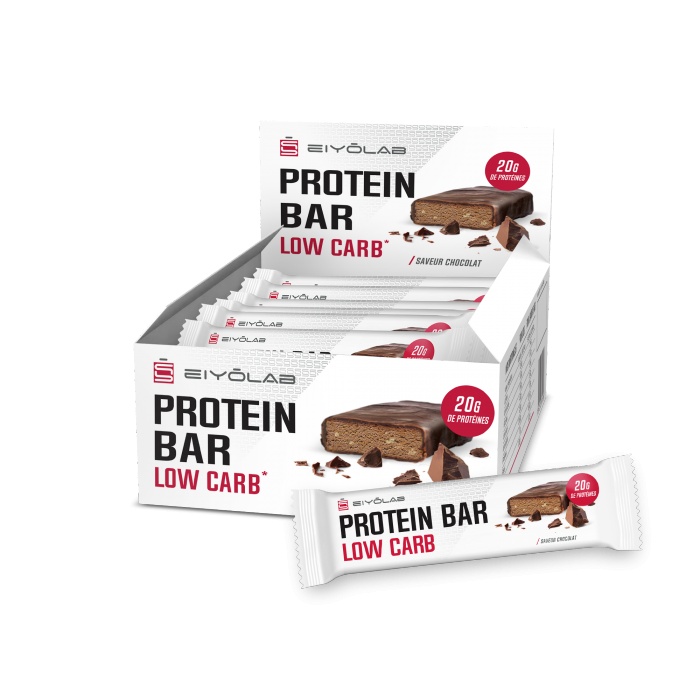 Protein Bar Low carb Pack x12 barres protéinées Eiyolab