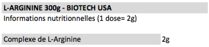 Biotech-Arginine300g