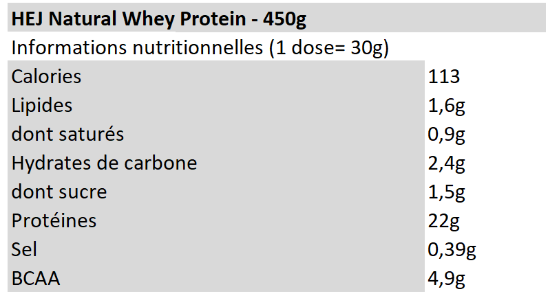 Hej Natural Whey Protein