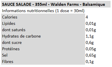 Walden Farms - Vinaigrette balsamique